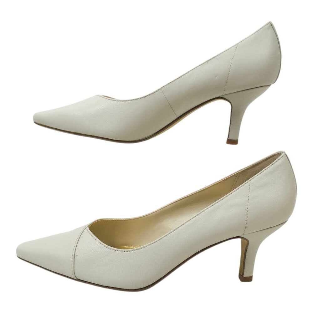 Bella Vita WOW Bone Pump Womens Size 6.5 W Kitten Heel Leather Kidskin NEW - Picture 10 of 15